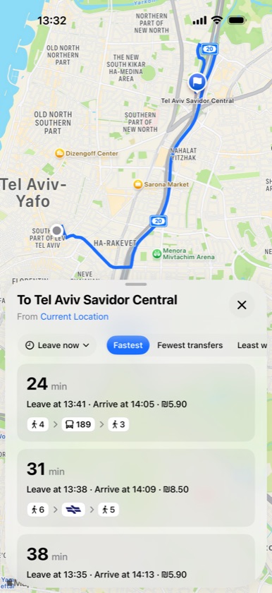 Journey Options